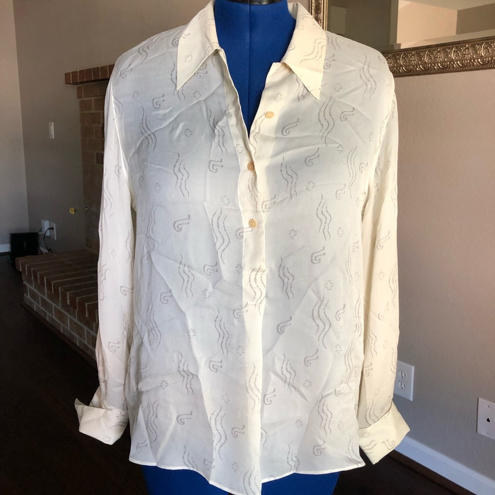 Armani silk blouse